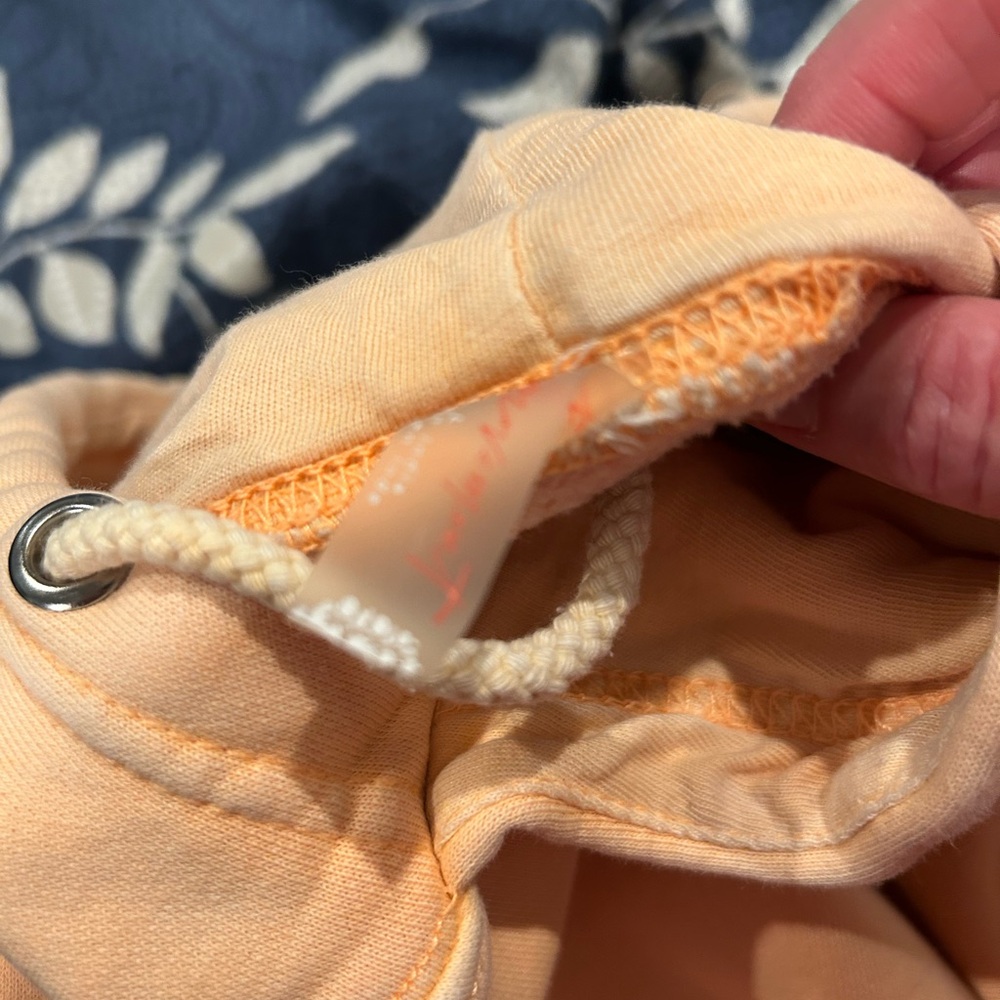 FP Movement by Free People Oversized Peach Hoodie with Back Graphic - Picture 5 of 5